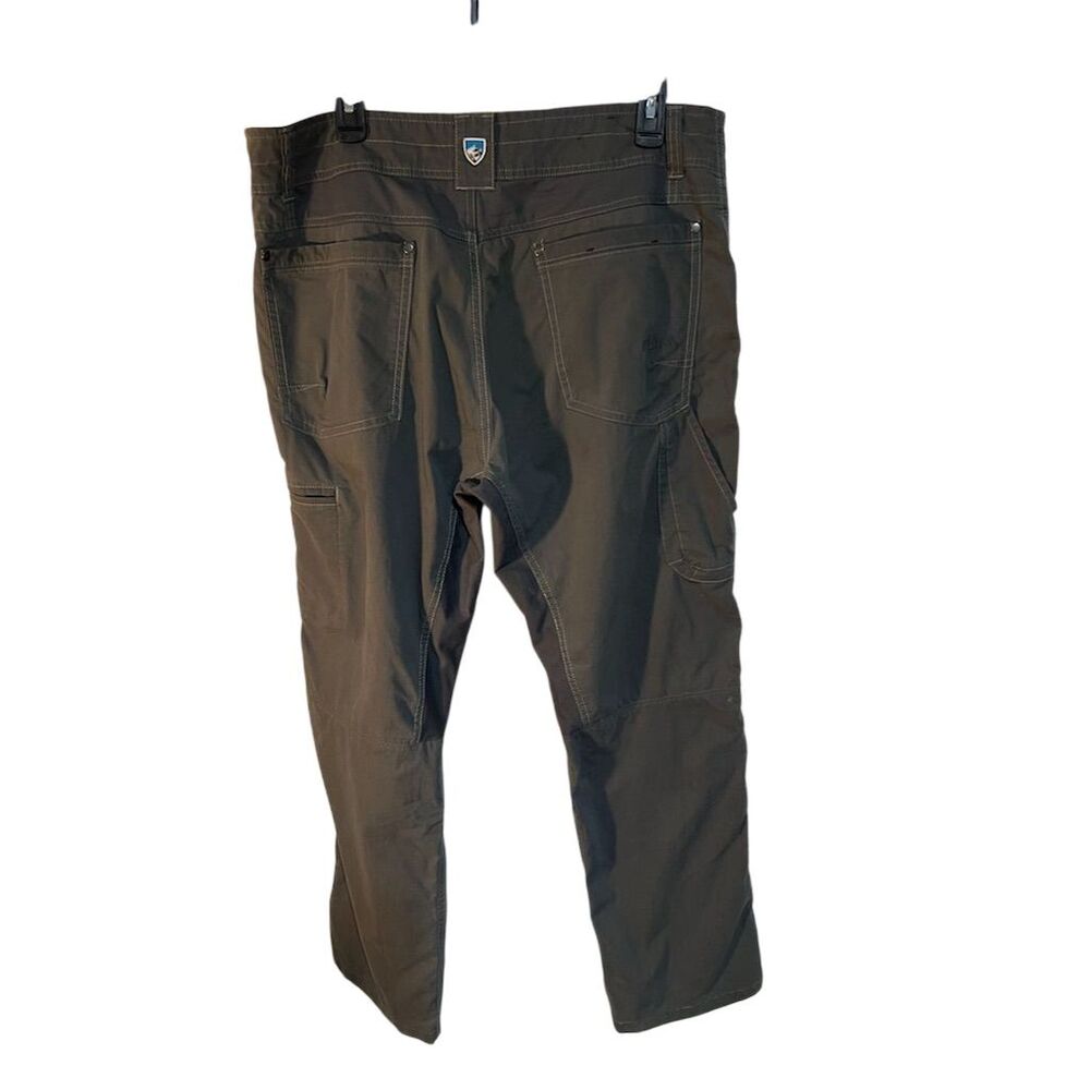 Kuhl Men's Cargo Pants Green Size 38 x 30 Straight Leg Casual 32 Inseam - Picture 2 of 16